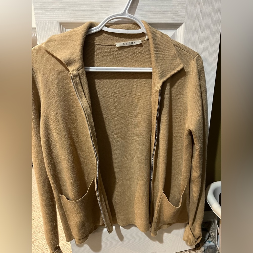 Womens zip up cardigan sweater